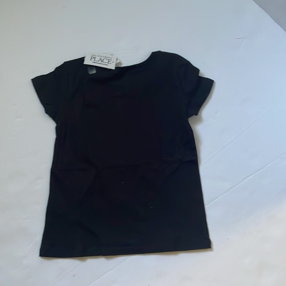 The Children Place Tee with UNICORN graphic design at front. Black, size XS (4). - Picture 6 of 17